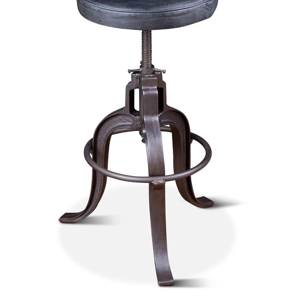 Wellington Adjusting Stool, Ebony by Home Trends & Design