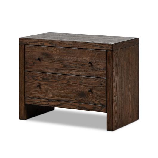 Torrington Charging Nightstand - Umber Oak by Four Hands
