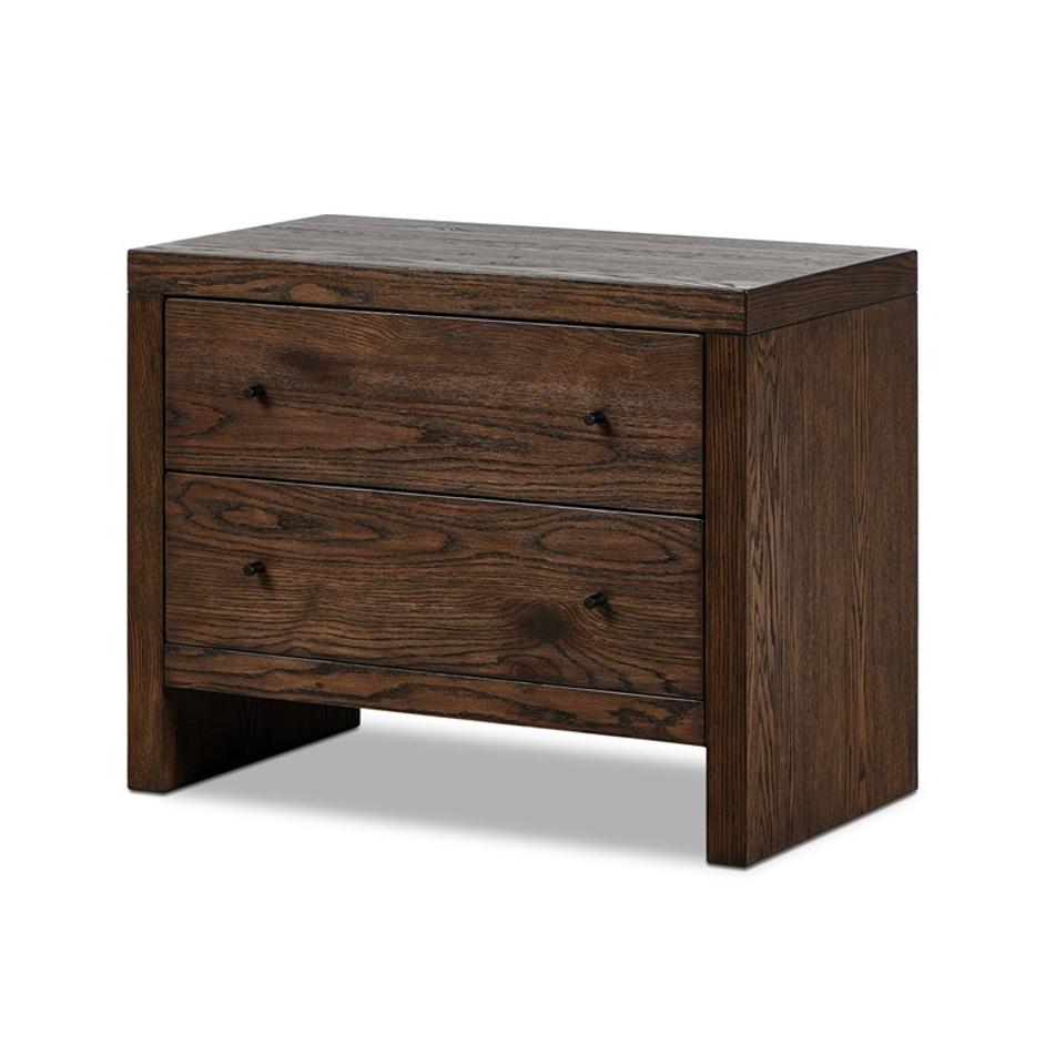Torrington Charging Nightstand - Umber Oak by Four Hands