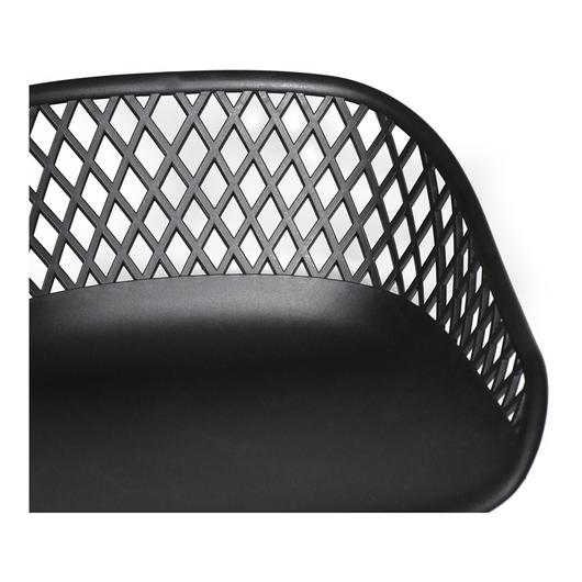 PIAZZA OUTDOOR COUNTER STOOL BLACK-M2 by Moes Home