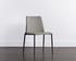 RENEE STACKABLE DINING CHAIR - DILLON STRATUS / DILLON BLACK by Sunpan