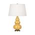Sunset Small Triple Gourd Accent Lamp by Robert Abbey