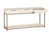 REBEL CONSOLE TABLE WITH DRAWERS - CHAMPAGNE GOLD - CREAM by Sunpan