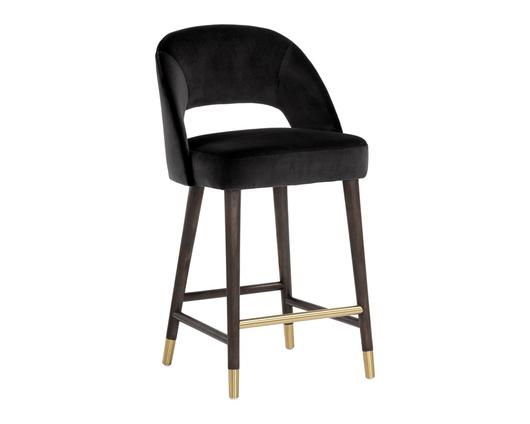 Monae Counter Stool - Abbington Black by Sunpan