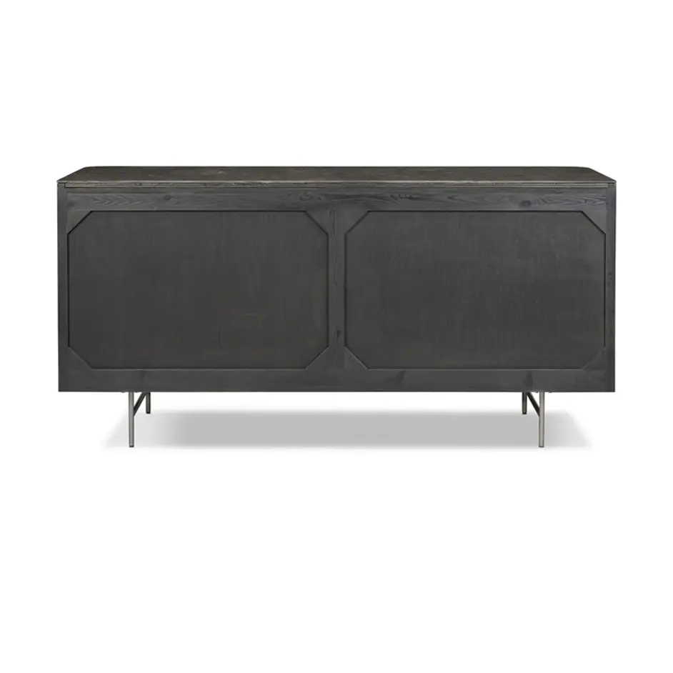 Fletcher 6 Drawer Dresser - Distressed Black by Four Hands