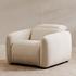 Eli Power Recliner Chair Warm White by Moes Home