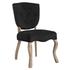 Union Vintage French Performance Velvet Dining Side Chair In Black by Modway Furniture