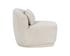 SORAYA SWIVEL ARMLESS CHAIR - DOVE CREAM by Sunpan