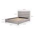 TAKIO KING BED LIGHT GREY by Moes Home