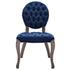 Archibald French Vintage Dining Performance Velvet Side Chair In Navy by Modway Furniture