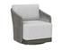 ALLARIZ SWIVEL ARMCHAIR - WARM GREY - GRACEBAY LIGHT GREY by Sunpan