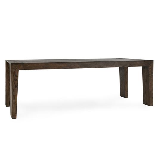 Troy Reclaimed Oak 89" Dining Table Suede Brown by Classic Home