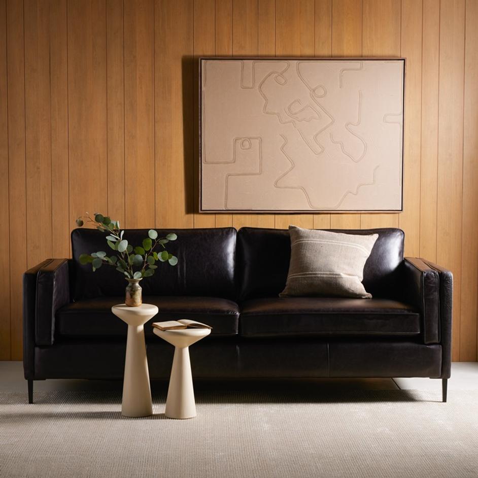 Emery Sofa 84" In Sonoma Black by FOUR HANDS