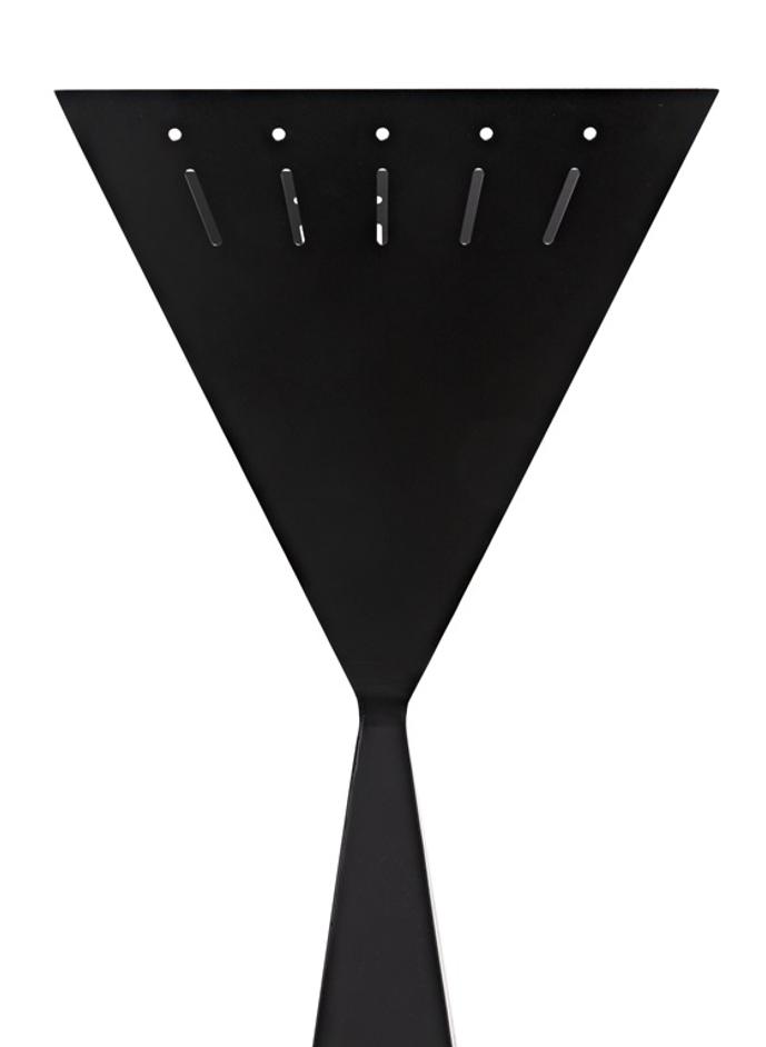 Brixton Floor Lamp, Black Steel by Noir Furniture