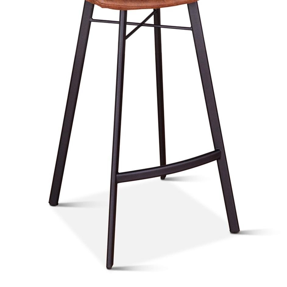Sam Bar Chair, Trapper Brown by Home Trends & Design