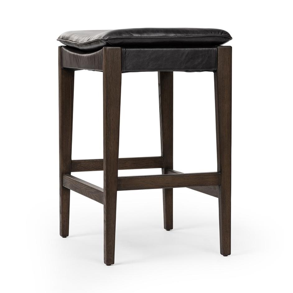 Aya Counter Stool In Sonoma Black by FOUR HANDS