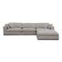 Rue Lounge Modular Sectional Flecked Grey by Moes Home