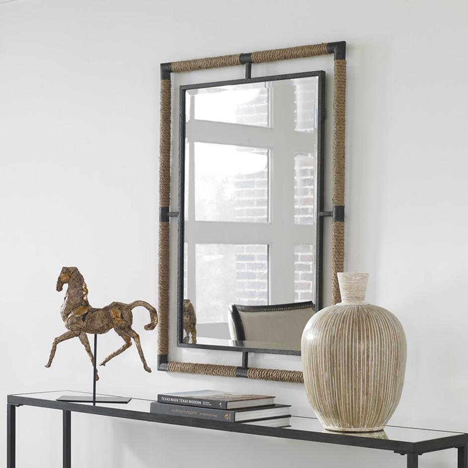 Melville Iron & Rope Mirror by Uttermost