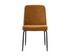 ZEKE DINING CHAIR - BLACK - BERGEN MARMALADE by Sunpan