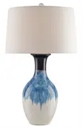 Fête Table Lamp In Cobalt by Currey & Company
