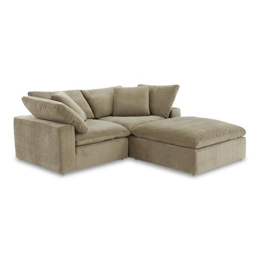 TERRA NOOK MODULAR SECTIONAL PERFORMANCE FABRIC DESERT SAGE by Moes Home