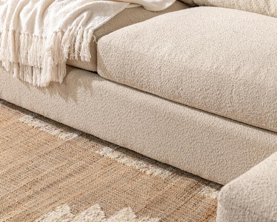 Coburn Upholstered Right Chaise Sofa Rise by Classic Home