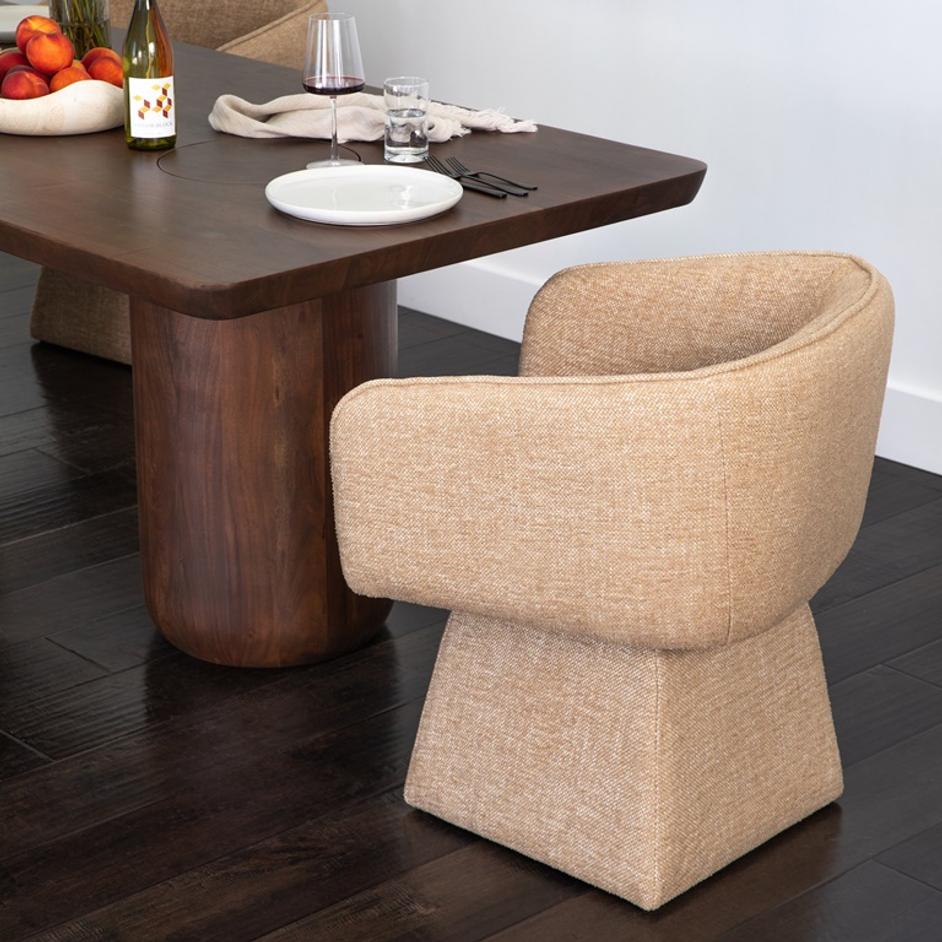 Sardinia Dining Swivel Chair by Curated Collections