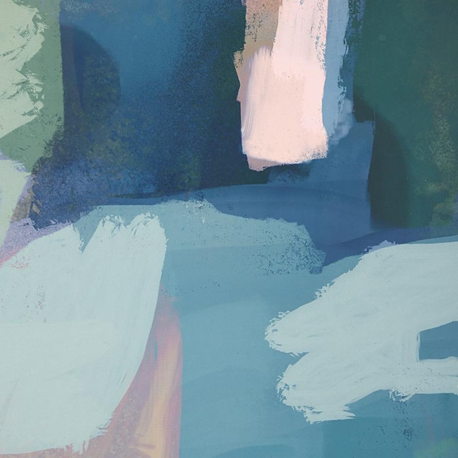 Continue On Abstract Framed Print by Uttermost