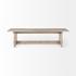 Aida 18H Light Gray Wood Dining Bench by Mercana