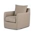 Banks Slipcover Swivel Chair - Alcala Taupe by Four Hands