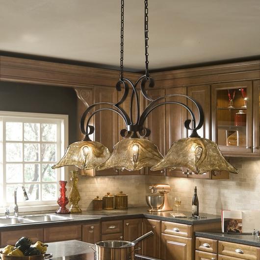 Vetraio 3 Lt Bronze Kitchen Island Light by Uttermost