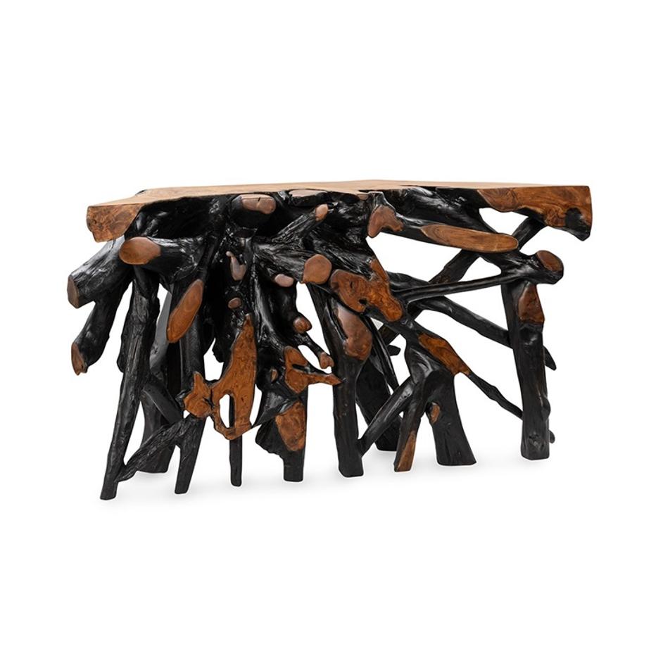 Cypress Root Console Table 59-60" by Classic Home