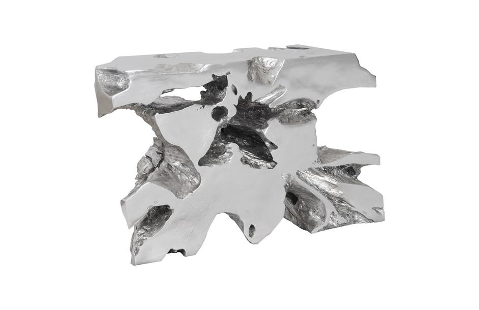 Venice Freeform Console, Silver Leaf by PHILLIPS COLLECTION