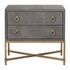Strand Shagreen 2-Drawer Nightstand by Essentials For Living