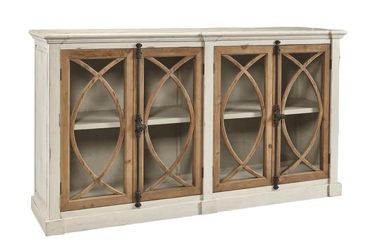 Grayson Fretwork Hutch by Furniture Classics