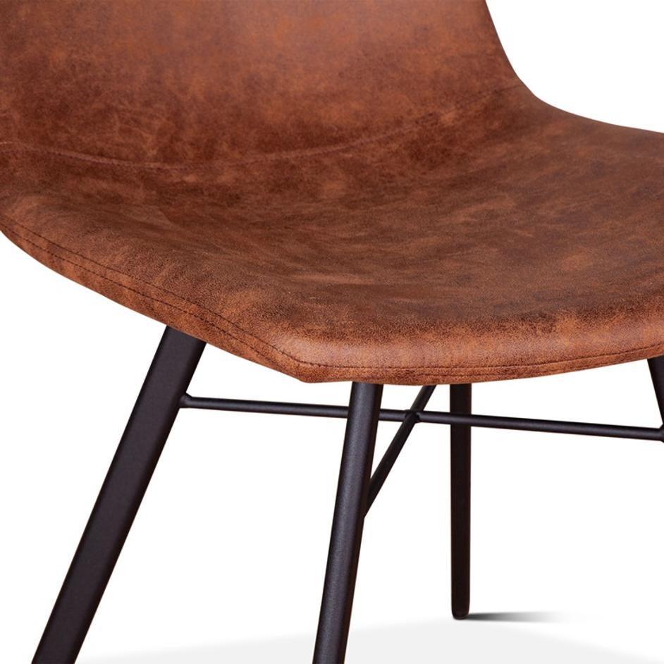 Sam Chair, Trapper Brown by Home Trends & Design