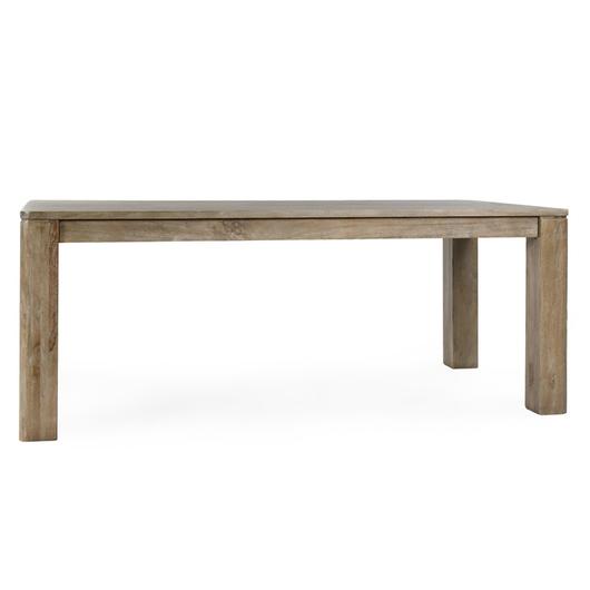 Sedia Mango Wood 78" Dining Table Ash Natural by Classic Home