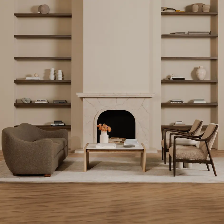 Bria Sofa Brown by Moes Home