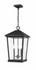 Beacon 3 Light Outdoor Chain Mount Ceiling Fixture in Black Finish by Z-Lite