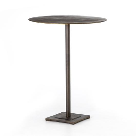 Fannin Bar Table In Acid Aged Brass In Bar by FOUR HANDS