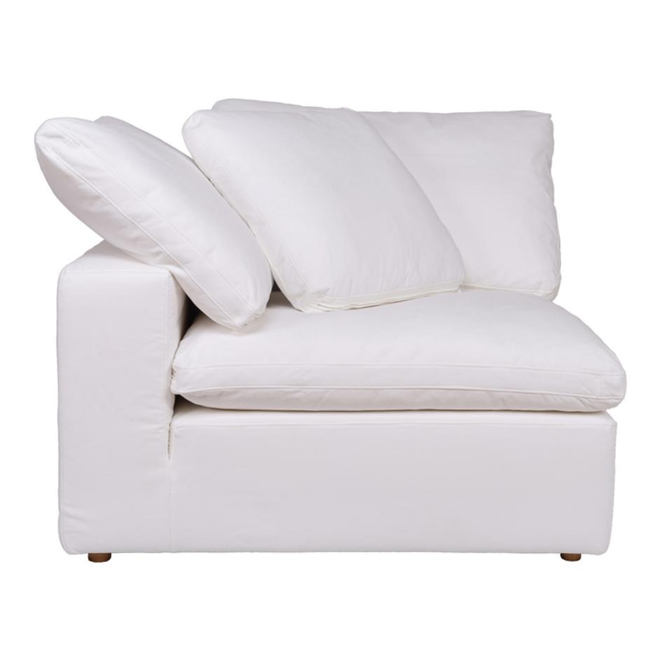 CLAY CORNER CHAIR LIVESMART FABRIC CREAM by Moes Home
