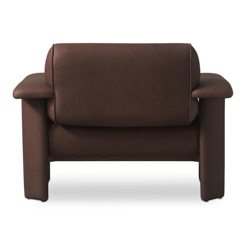 Marcello Lounge Chair Dark Brown by Moes Home