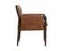 MAUTI DINING ARMCHAIR - BROWN - SHALIMAR TOBACCO LEATHER by Sunpan
