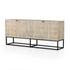 Kelby Sideboard In Light Wash Carved Mango by FOUR HANDS