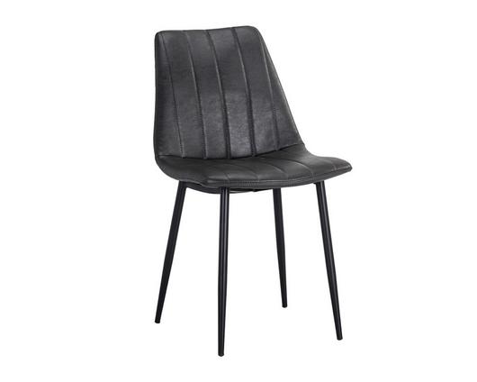 Drew Dining Chair - Black - Bravo Portabella by Sunpan