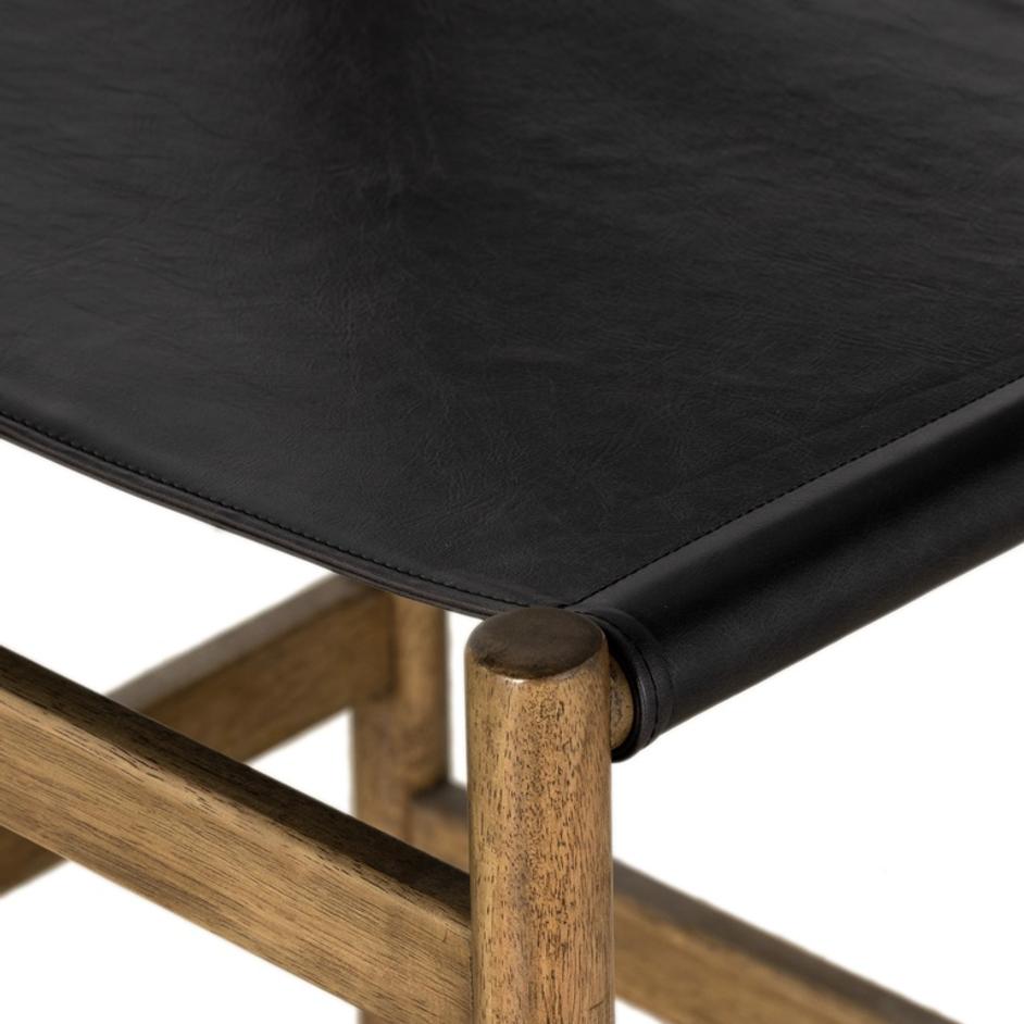 Kena Stool In Sonoma Black In Counter by FOUR HANDS