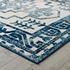 Burket Nyssa Distressed Geometric Southwestern Aztec 5X8 Indoor/Outdoor Area Rug In Ivory And Blue by Modway Furniture