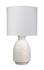 Frieze Ceramic Table Lamp, White by Jamie Young