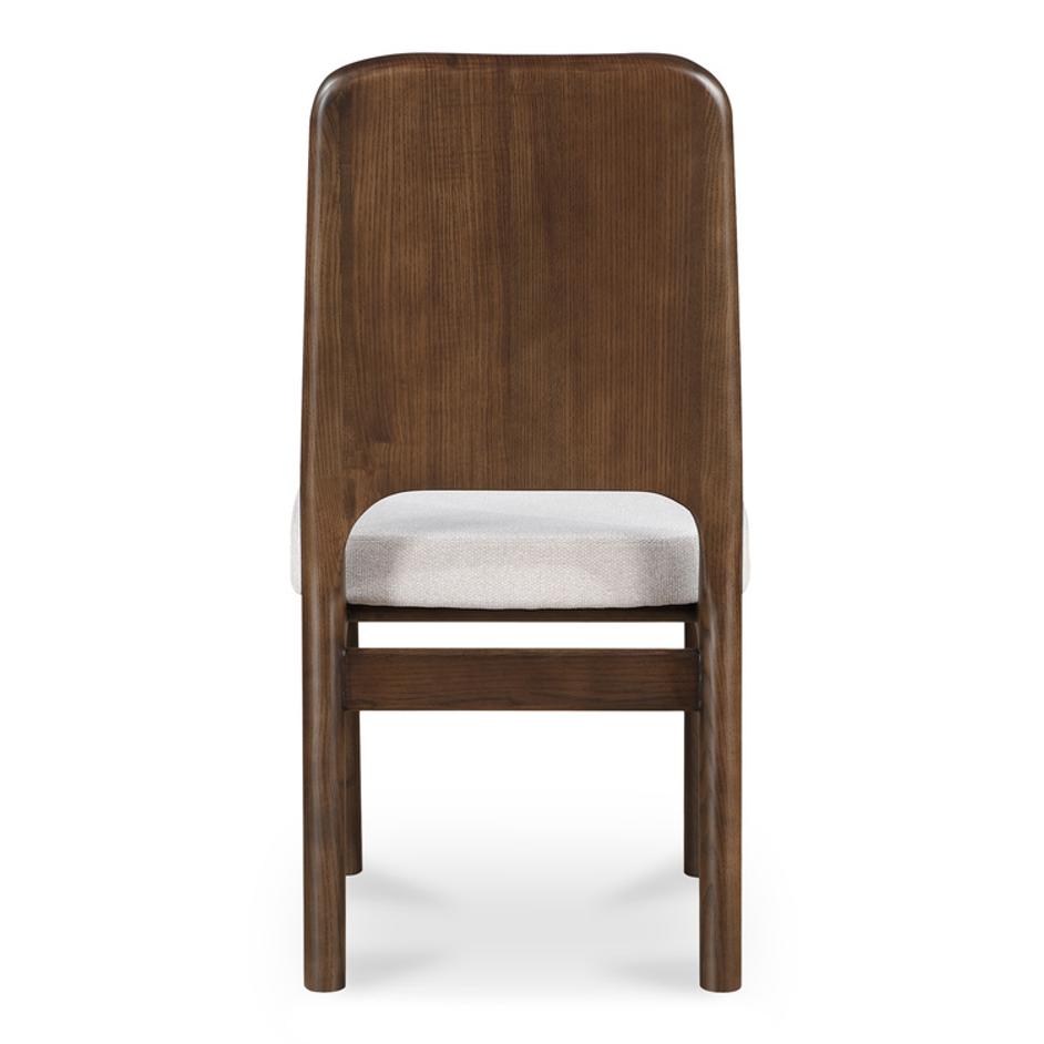 Kerr Dining Chair Walnut-Stained Ash Beige-Set Of Two by Moes Home