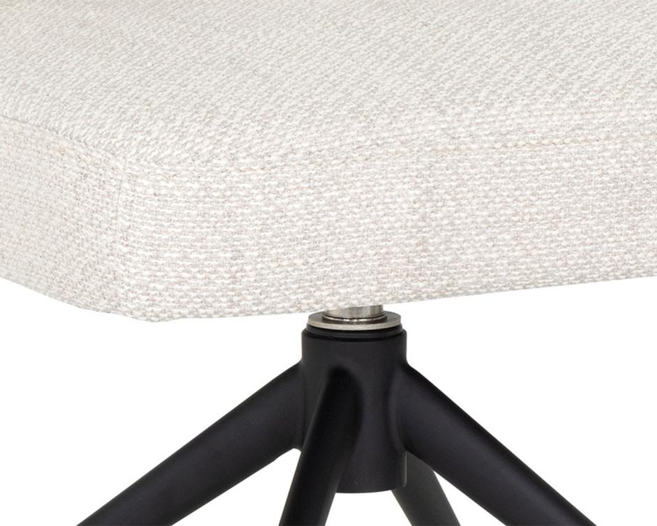 BRETTA SWIVEL DINING CHAIR - MOTO STUCCO by Sunpan